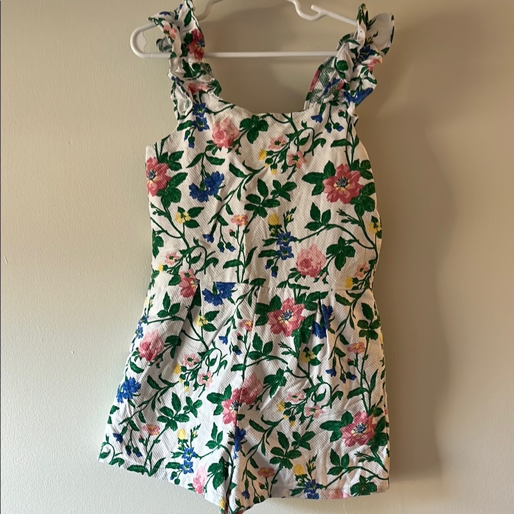 Floral Ruffle Romper